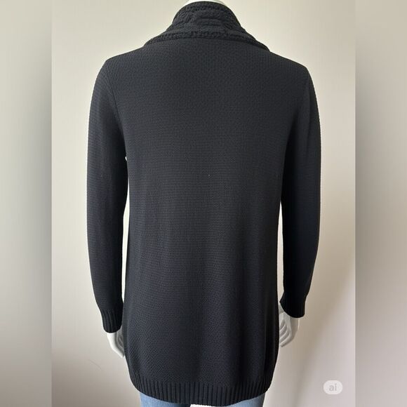 Open to Offers: Talbots Black Cable Knit Cardigan - Size X - Picture 2 of 2